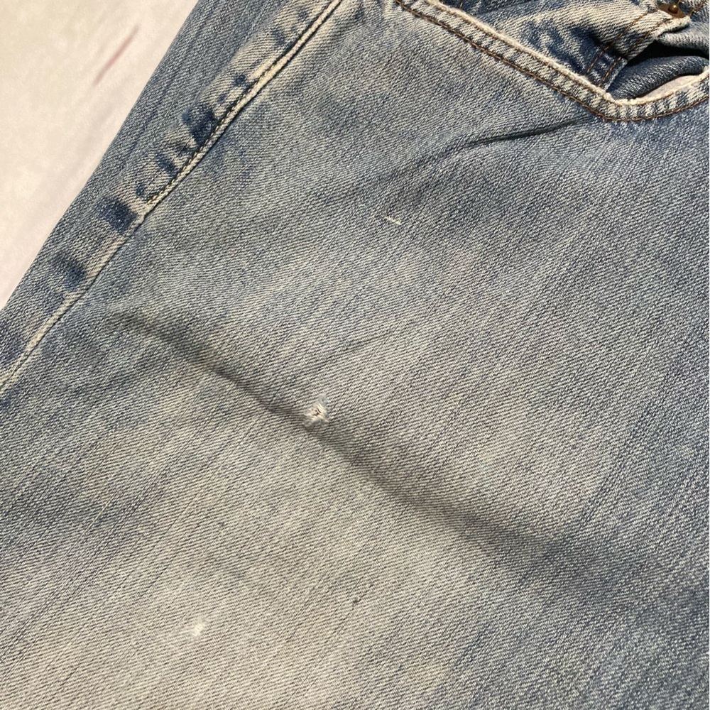 Lucky Brand Dungarees By Gene Montesano  40x32 Trucker Straight Leg Zipper Fly - Picture 8 of 12
